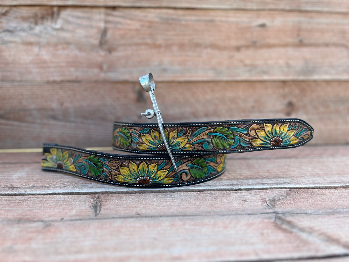 Tooled Painted Belt