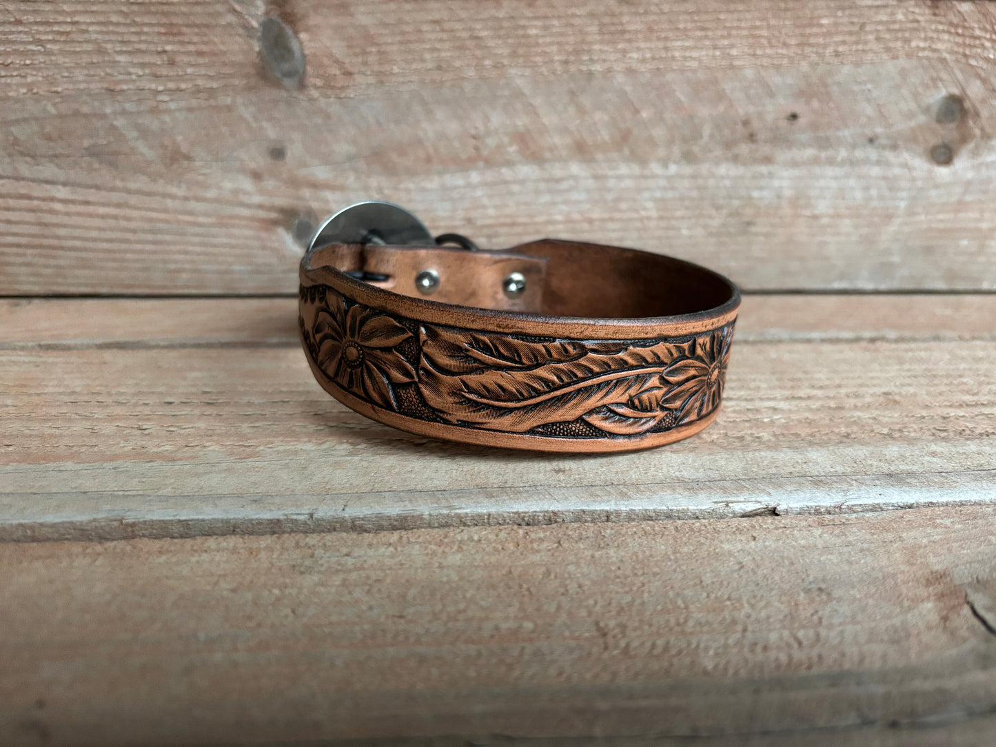 Tooled Dog Collar