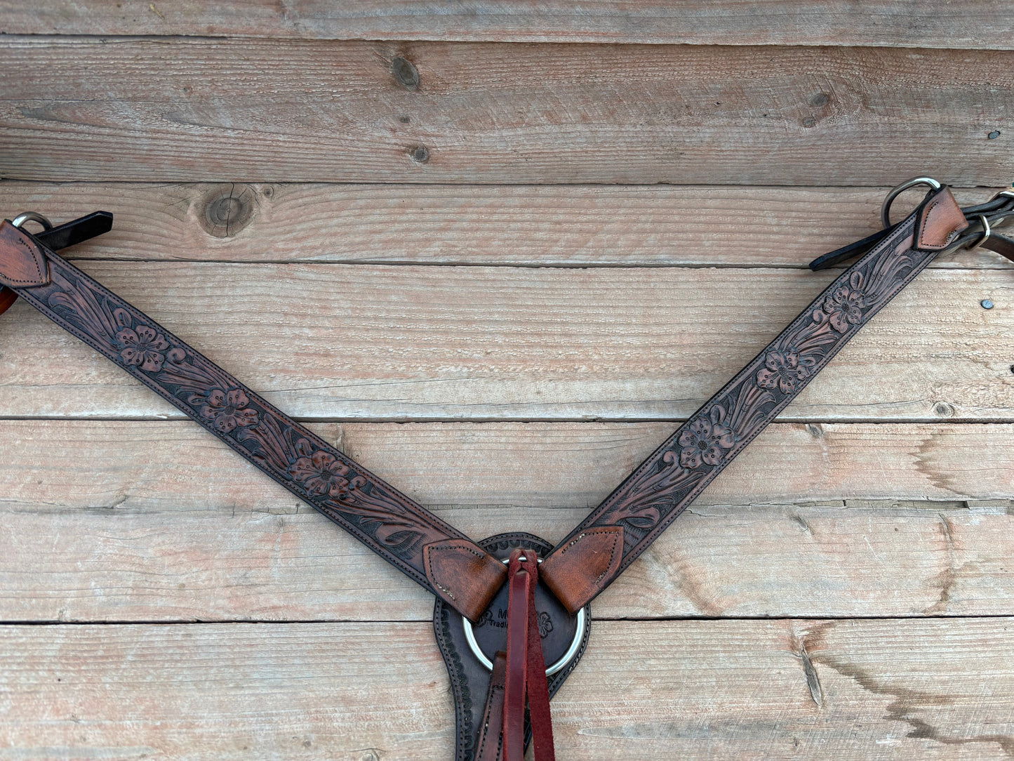 Tooled Breast Collar