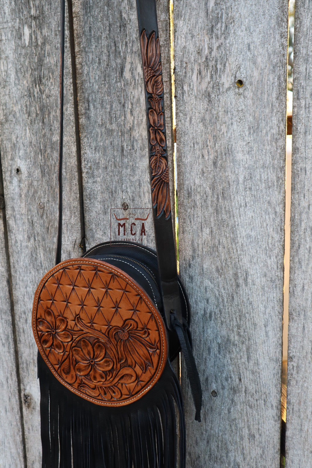 Round Purse With Fringe