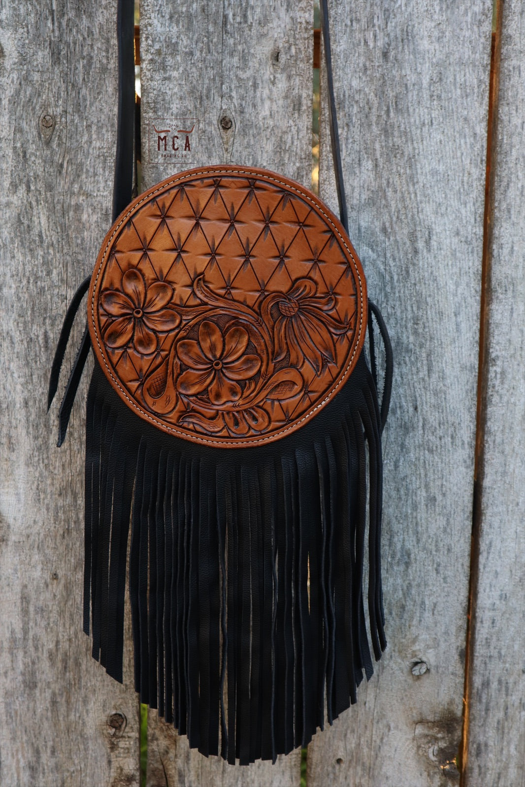 Round Purse With Fringe