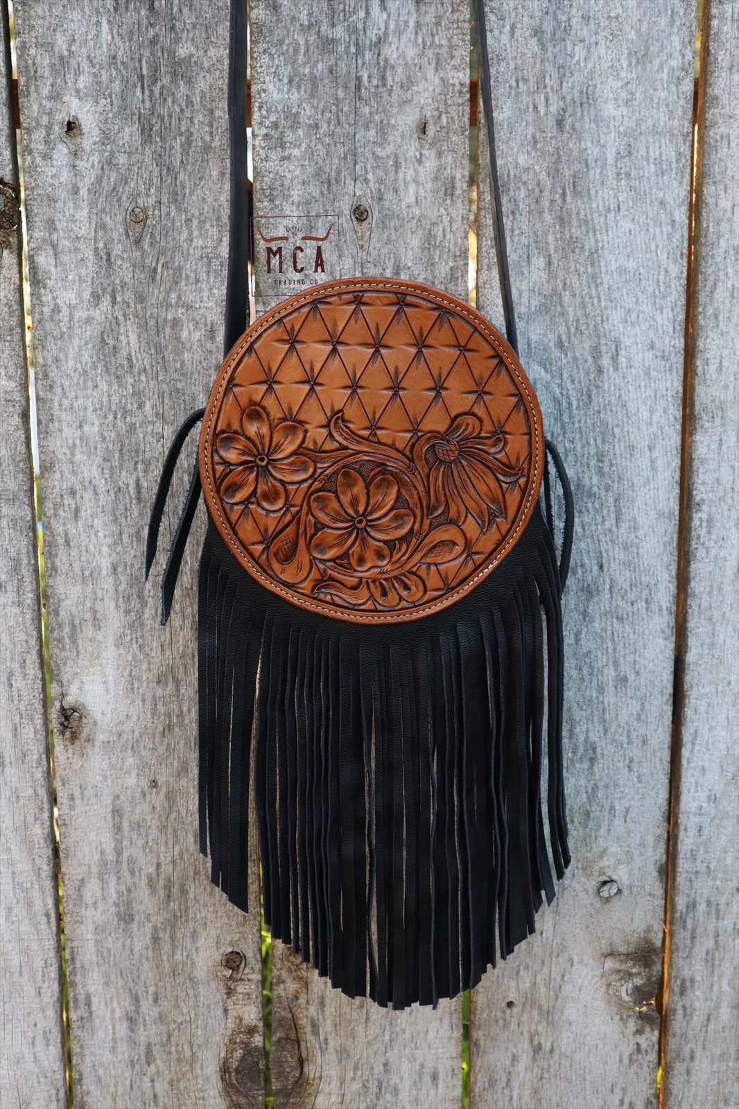 Round Purse With Fringe