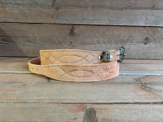 Roughout Belt Stitched With a Buckle