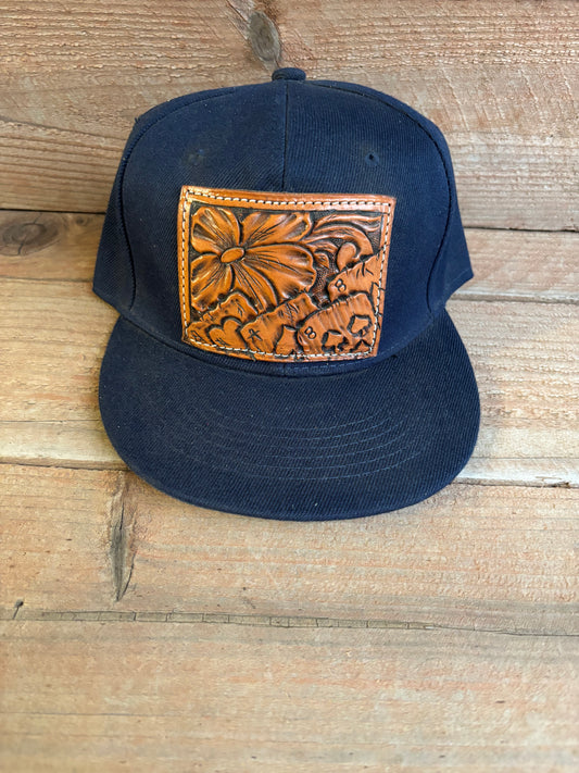 Tooled Ball Cap