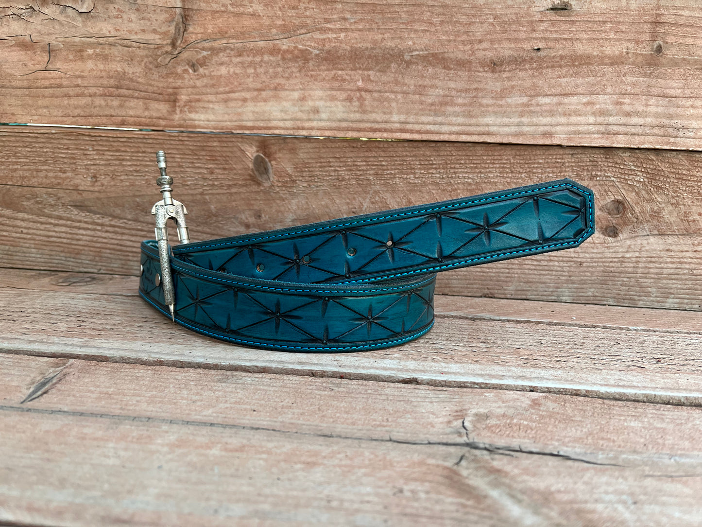 Turquoise tooled belt