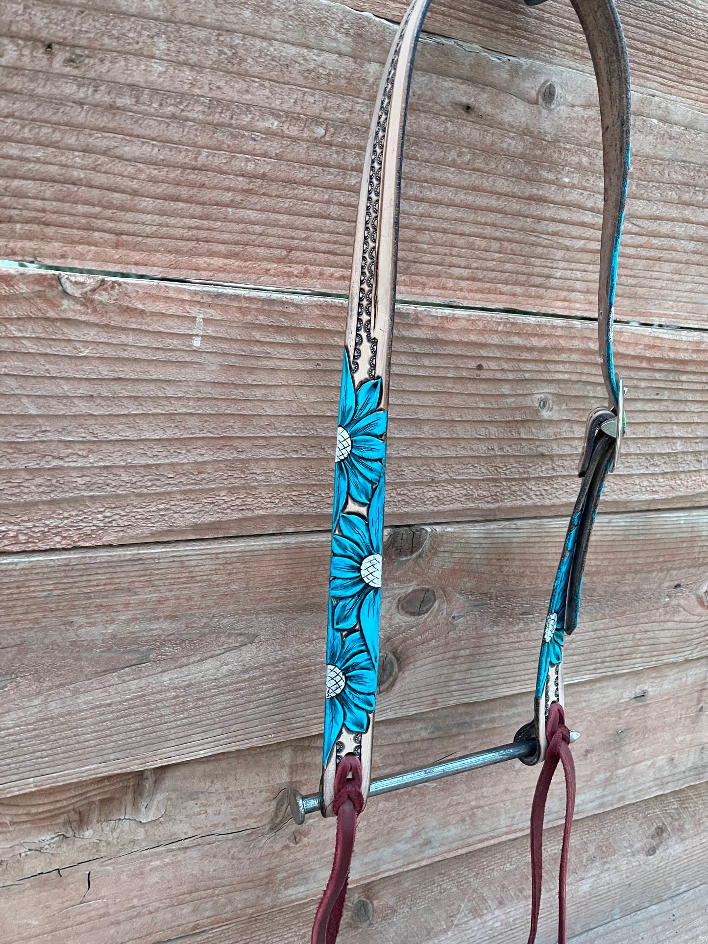 Painted Floral Headstall